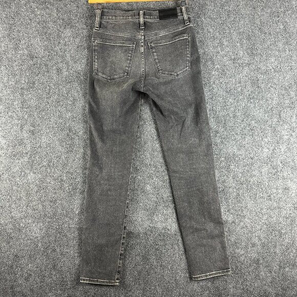 Madewell Jeans Womens 26 10 in High Rise Skinny Gray Cotton Stretch Pockets - Picture 7 of 9